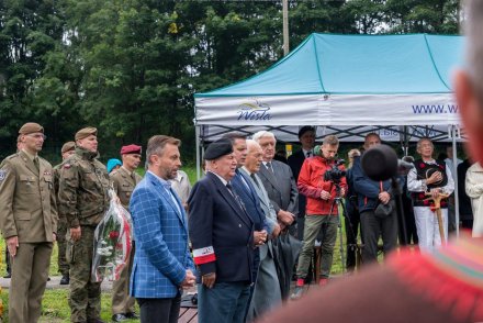 Uroczystość upamiętnienia mjra Adolfa Pilcha